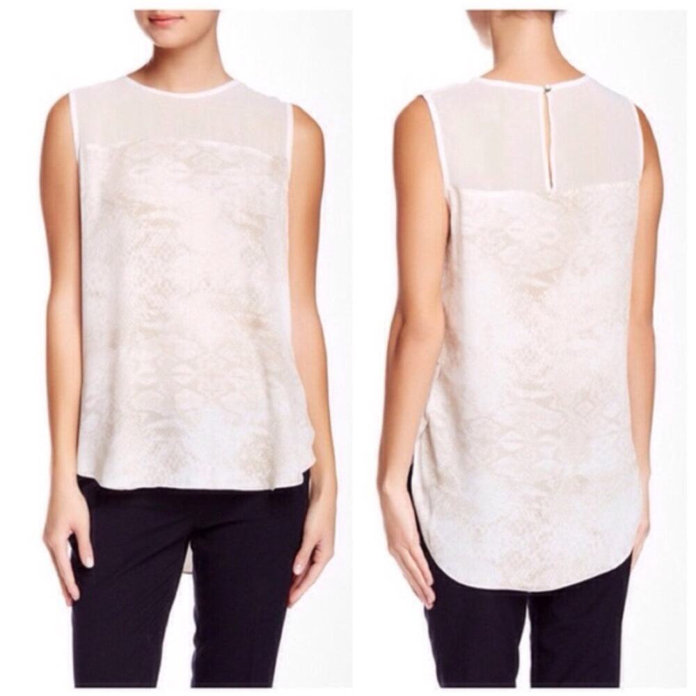 NWT Vince Camuto Printed Sleeveless Tank